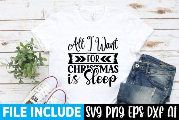All I Want for Christmas is Sleep Graphics and Crafts Review