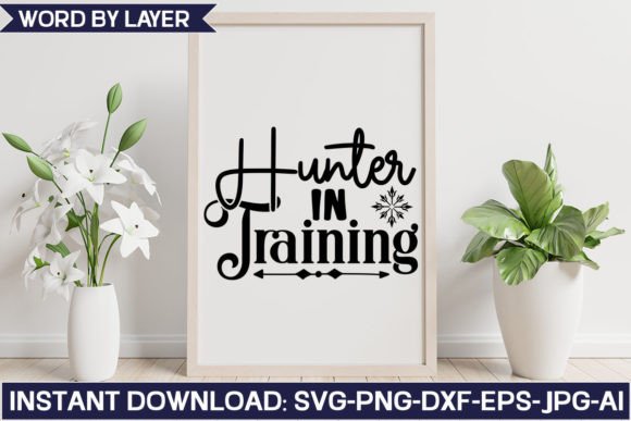 Hunter in Training Svg Design: Graphics and Crafts for Branding