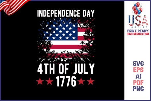 Independence Day 4th of July Art Design Graphics and Freebies