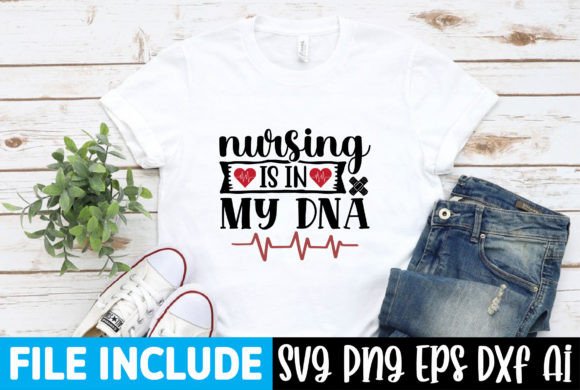 Nursing is in My Dna Graphics for Crafts