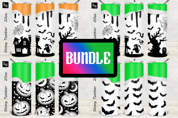 Pumpkin Bat Halloween Tumble Bundle Wrap Graphics and Crafts Review