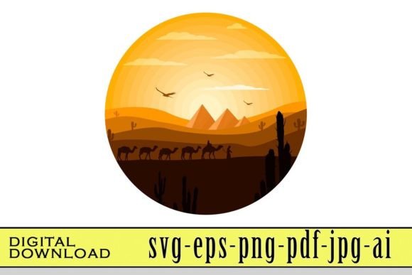 Sahara Flat Art Graphics and Freebies Review