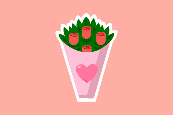 Valentine Bucket Sublimation Graphics for Crafts